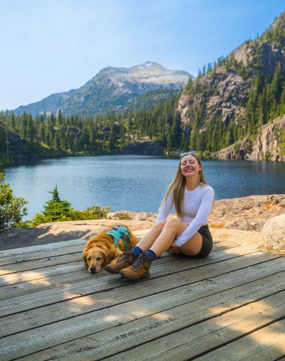 An alpine lake